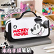 迪士尼（Disney）小學(xué)生筆袋 雙層大容量收納袋/高顏值鉛筆袋/文具盒 男女孩學(xué)習用品收納袋 米奇黑白A83212-M4