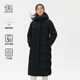 KOLON SPORT/可隆防水鵝絨服 女子戶(hù)外冬GTX 2L多口袋防風(fēng)透濕高蓬鵝絨夾克 LKDJ4WN190-BK 黑色 M 165/88A