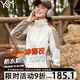 翊尚美沖鋒衣女三合一可拆卸外套秋冬款2025新款風(fēng)衣滑雪服女裝卡其2XL