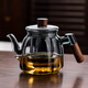 泥也泡茶壺玻璃茶水壺家用大容量茶水分離壺玻璃泡茶專(zhuān)用神器功夫茶具