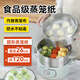 烤樂仕（kaulus）蒸籠紙帶耳款120張圓形直徑26cm一次性食品級蒸屜紙包子饅頭墊紙