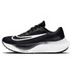 耐克NIKE跑步鞋男緩震泡棉ZOOMX FLY 5運動(dòng)鞋DM8968-001黑白40