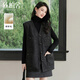 絲柏舍小香風(fēng)馬甲2025冬裝新款女裝V領(lǐng)單排扣綿羊毛中長(cháng)款馬夾