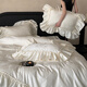 木魚(yú)笙笙法式公主風(fēng)丨四件套純棉全棉貢緞高支面料輕奢浪漫床單被套床品 羅浮花都 1.5/1.8m床單款-被套200x230cm
