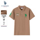U.S. POLO ASSN.polo衫男夏季翻領(lǐng)t恤男短袖男士高端polo半袖男 咖啡色 L