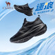 駱駝（CAMEL）輕基礎(chǔ)跑步鞋男休閑百搭通勤運動鞋子 K15B30L4038 黑色 42