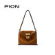 菲安妮（FION）包包女新款時(shí)尚百搭植糅軟皮斜挎托特包生日禮物送老婆