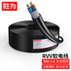 勝為RVV2*1.5平方護(hù)套線 國標(biāo)2芯電源線 監(jiān)控電源純銅多股銅絲軟護(hù)套線 50米 CRV21550