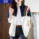 羅蒙（ROMON）  短外套女士裝早春秋季2022年新款?yuàn)A克歐貨小個(gè)子時(shí)尚風(fēng)衣上衣 白色 M 100-115斤