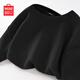 名創(chuàng  )優(yōu)品（MINISO）華夫格短袖男夏季重磅潮流2025新款青少年休閑抗皺t恤 黑 L