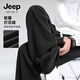 JEEP SPIRIT吉普休閑褲男春季潮流美式戶外重磅燈芯絨長褲復(fù)古寬松直筒褲子男