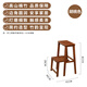祥福工藝現(xiàn)代家用穩(wěn)步梯凳臺階加厚餐桌椅兩用室內(nèi)登高樓梯楠竹小梯子 穩(wěn)步梯凳（胡桃色） 二步梯