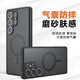 Smorss適用三星s25ultra手機(jī)殼 s25ultra保護(hù)套MagSafe磁吸軟邊鏡頭全包防摔磨砂防指紋男女超薄 黑色