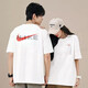 耐克（NIKE）短袖男女款 新款中高考滿(mǎn)分全對印花T恤棉質(zhì)寬松上衣T恤 HF6594/白色-考試全對 XL 180/96A/建議165-180斤