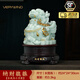 VERY WIND納財(cái)貔貅擺件貔休客廳辦公室前臺(tái)飛天皮丘裝飾品店鋪開業(yè)喬遷禮物 納財(cái)貔貅小號藍(lán)冰玉色 高約30cm