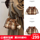 COASX & KAEADCK輕奢包包女包斜挎包單肩高級(jí)感通勤品牌生日禮物送女友老婆 【咖色】洋氣水桶包高級(jí)感時(shí)尚 百搭休閑時(shí)髦手機(jī)包小眾小包實(shí)用