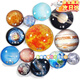 獅勒八大行星模型玩具太陽(yáng)系星球冰箱貼磁力貼宇宙星球冰箱貼兒童禮 13個(gè)立體不同尺寸