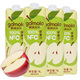 果滿(mǎn)樂(lè )樂(lè )（gomolo）100%NFC蘋(píng)果汁純果汁飲料 1升*4瓶鮮果冷壓榨鮮榨果汁