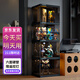 蔻絲（ColesHome）帶燈樂高手辦展示柜透明門家用高達展示架大容量陳列架