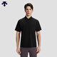迪桑特（DESCENTE）DUALIS系列都市通勤男士短袖POLO衫 IB-墨黑色 XL (180/100A)