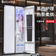 Debweg智能衣物護理機熱泵低溫不傷衣變頻烘干機蒸汽除菌嵌入式消毒衣柜全自動(dòng)熨燙除褶皺去味家用干洗機 拉斐爾白 480L