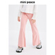 MiniPeace太平鳥(niǎo)童裝女童打底褲FBGDF1433 粉色 120cm