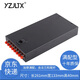 YZJLTX 光纖終端盒4芯8芯12芯光纖終端盒8口SCFCSTLC單模滿配熔接光端盒含尾纖法蘭盤機(jī)架式 FC8芯單模滿配含熔接尾纖法蘭