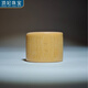頂妃（DING FEI）金絲實(shí)心竹扳指玉竹文玩雕刻心經(jīng)戒指男指環(huán)留皮手工扳指實(shí)心竹 鎏金心經(jīng)玉扳指 A21-303