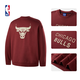 NBA 球場(chǎng)生活系列芝加哥公牛寬松字母印花圓領(lǐng)衛衣男女同款 騰訊體育 L