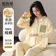 雪茜曼女士睡衣女100%純棉舒適春夏2025新款經(jīng)典翻領(lǐng)開衫可外穿睡衣套裝