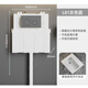 九牧王JOMOW隱藏式?jīng)_水箱嵌入式暗裝蹲坑式暗藏隱形蹲便器大便器入墻式 隱藏單水箱+配件-ABS灰色按鈕