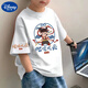 迪士尼（Disney）哪吒長(cháng)袖t恤兒童純棉衣服秋季新款中大童男孩子帥氣寬松百搭上衣 拍大一碼】白色-風(fēng)云2 【重磅棉】 150 建議身高140-150