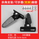 電動(dòng)車腳踏兩側(cè)踏板腳踩板雅迪臺(tái)鈴小龜王通用前后座電瓶車腳蹬子 標(biāo)準(zhǔn)款折疊腳蹬[尼龍]