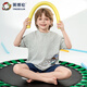 英博倫2025新款男童睡衣夏季兒童家居服中大童小男孩短袖20751麻灰  150