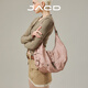 JACD【松松包】復(fù)古慵懶托特包大容量包包女2025款通勤春夏包包斜挎包 復(fù)古粉