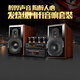 KINGHOPE君豪之音A-2迷你組合音響HIFI發(fā)燒電子管雙環(huán)牛膽機套裝功放音響藍牙U盤家用桌面音箱音響 (6.5寸)黑色80S+108+128DVD碟機