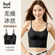 貓人（MiiOW）黑色吊帶背心女士打底內(nèi)衣女生春夏休閑百搭背心女可外穿基礎(chǔ)內(nèi)衣