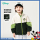 迪士尼寶寶（Disney Baby）童裝男女童學(xué)院風(fēng)米奇時(shí)尚休閑百搭舒適保暖搖粒絨外套秋冬季新款 233S1853深灰綠 110