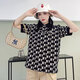 MLBPOLO衫女 時尚潮流簡約舒適透氣短袖T恤 3FPQM0233-50BKS S