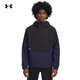 安德瑪（UNDERARMOUR）UA秋冬Cloudstrike男子干爽運動(dòng)休閑夾克外套1388821 黑色002 XL