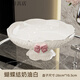 FANCYCHIC輕奢瀝水籃2025新款水果盤(pán)客廳茶幾家用高 蝴蝶結果盤(pán)【輕奢奶油風(fēng)】大容量