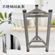簡(jiǎn)約不銹鋼砧板架砍骨頭砧板架加厚落地三角架菜板架廚房菜墩架 普通款 （適用39以下砧板）架寬44帶圍板