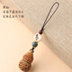 DL 1998胖東來(lái)品質(zhì)空瓶吊墜可打開(kāi)裝朱砂的子容器小瓶空心隨身透明情侶盒 綠檀木葫蘆香囊【手機鏈】