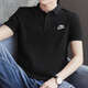 耐克（Nike）短袖polo衫男女官方 新款運(yùn)動(dòng)時(shí)尚半袖翻領(lǐng)休閑透氣純棉T恤 CJ4457-010/黑色全棉POLO S (165/84A)