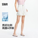 森馬（Semir）牛仔褲女寬松短褲chic百搭2025夏季高腰A字褲甜酷風(fēng)109325122001