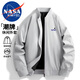 NASA MARVEL七夕情人節(jié)禮物夾克男春秋外套潮流休閑時(shí)尚運(yùn)動(dòng)寬松立領(lǐng)棒球服