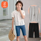 貝瑞加（Babyprints）兒童安全褲女童打底褲學(xué)生防走光保險(xiǎn)褲5分莫代爾2條灰黑150