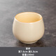 象運(yùn)福黃龍玉汝窯品茗杯個(gè)人杯陶瓷主人杯蟬翼開片可養(yǎng)陶瓷單杯功夫茶具 禪定杯黃龍玉） 150ml 1只