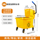 榨水車(chē)拖把桶商用洗拖布擠水桶墩布壓水酒店拖地長(cháng)方形清潔柞水車(chē) 24L榨水車(chē)（家用）加厚