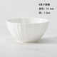 錦秋堂景德鎮(zhèn)陶瓷器 家用骨瓷餐具純白飯碗單碗 酒店用瓷釉下彩洗碗機(jī)用 6英寸面碗